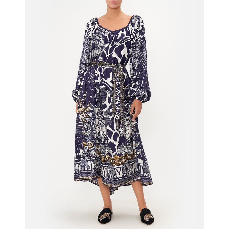 Gathered Flared Dress, Where's Your Head At