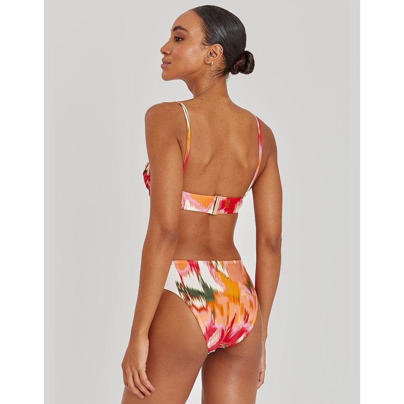 Gigi Mid Waist Bikini Bottom Aral
