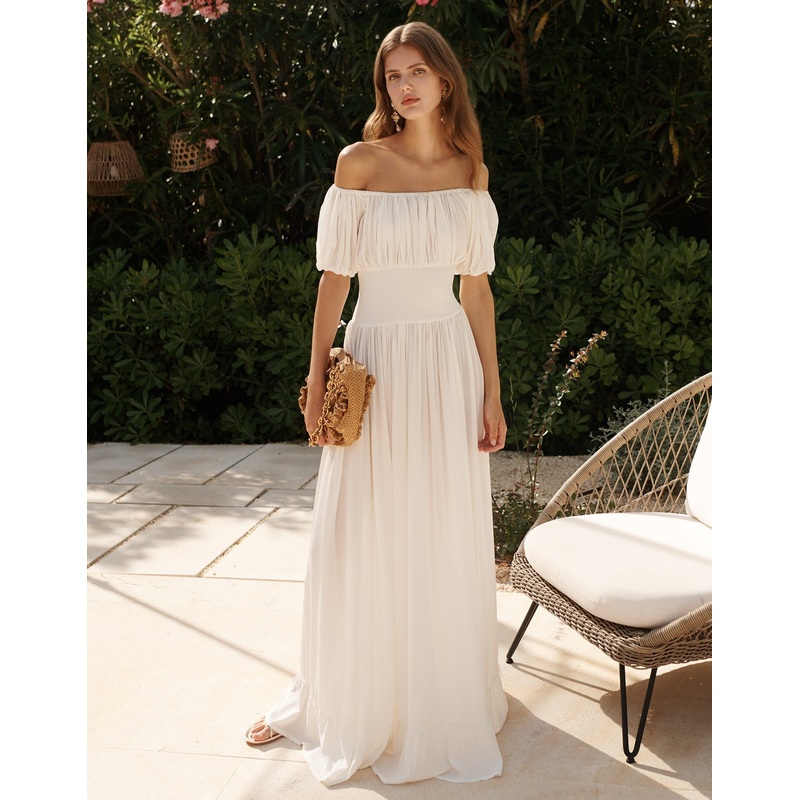Hestia Dress Soft White