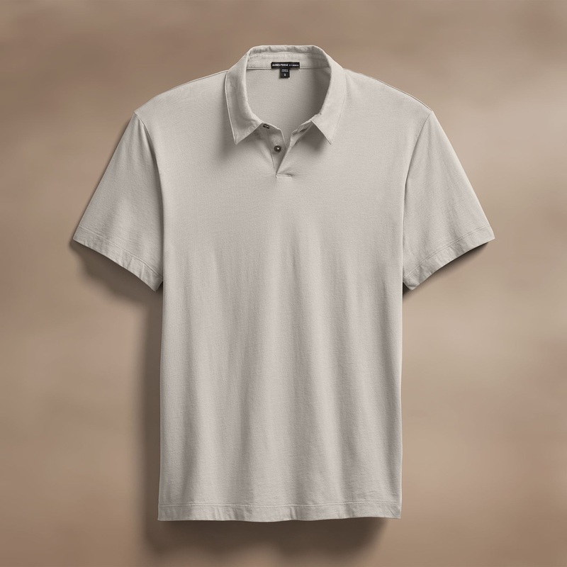 Brushed Lotus Polo - Salt
