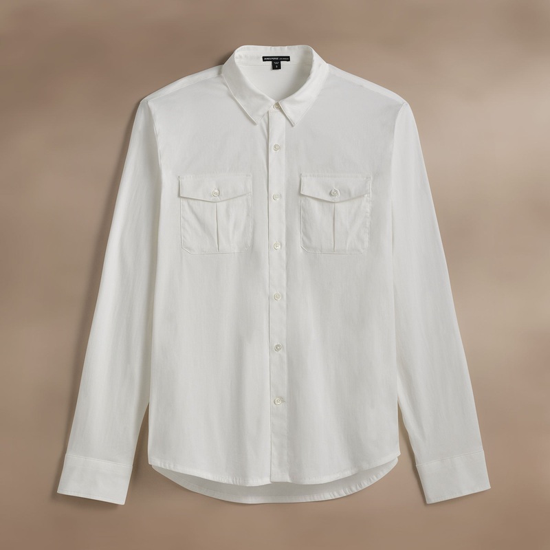 Performance Poplin Shirt - White